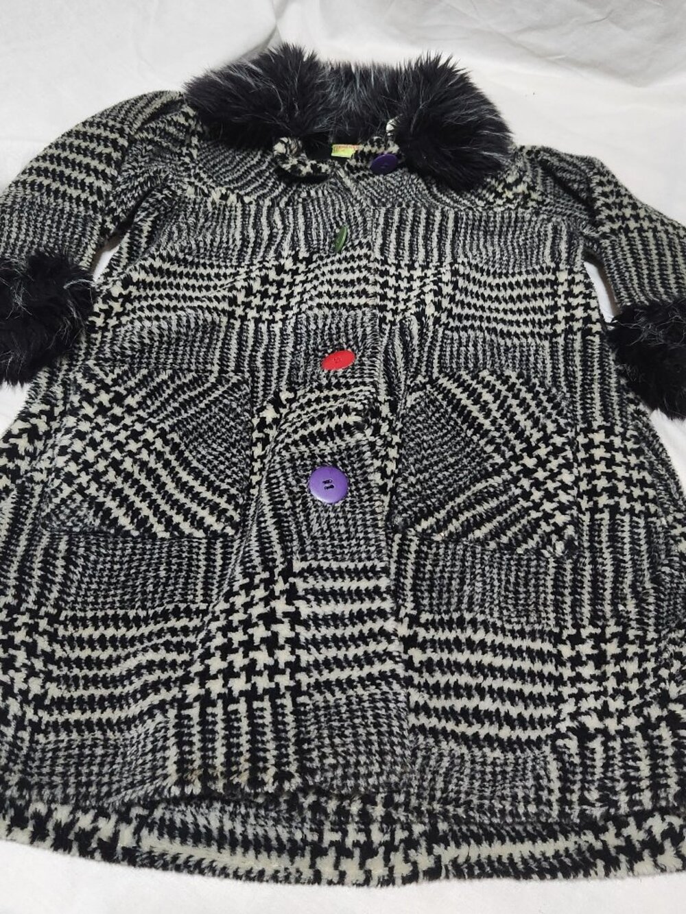 Penelope Mack Ltd. Houndstooth Coat – Size 4 | Fall & Winter Ready!